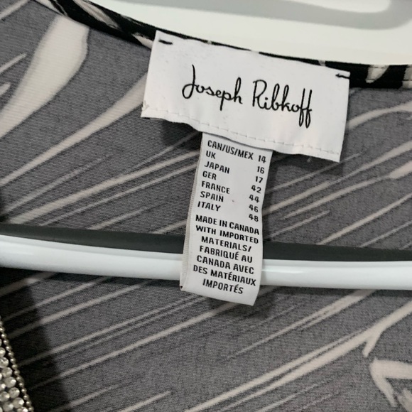 Joseph Ribkoff L Fit and Flare Tunic - Picture 7 of 7